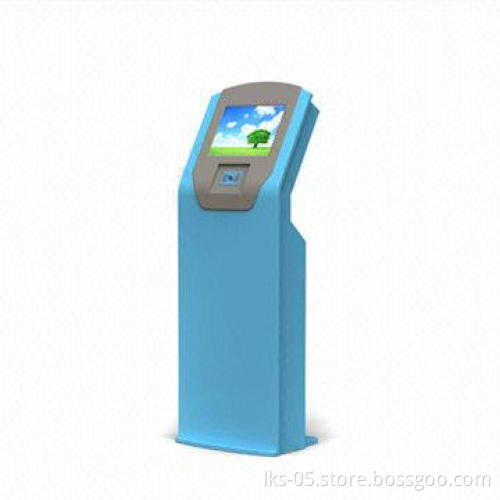 Free Standing Outdoor Signage, 17-inch Screen and RFID Card Reader